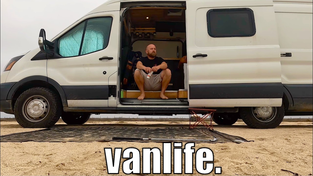 POV: Camping & Cooking on the Beach | What Enjoying Van Life Really Looks Like