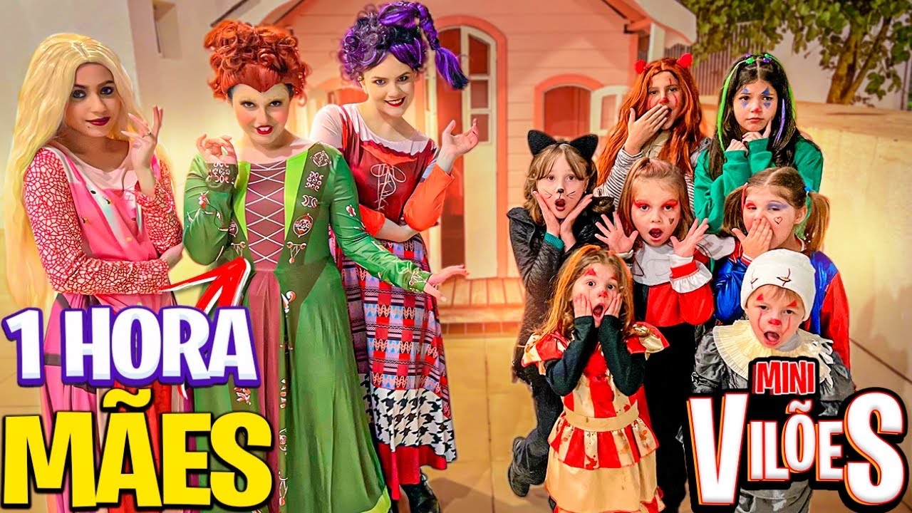 ★ VÁRIOS VÍDEOS DAS IRMÃS BRUXAS SÃO MÃES DOS FILHOS DOS SUPER VILÕES EM 24 HORAS !!! MINI VILÕES ★