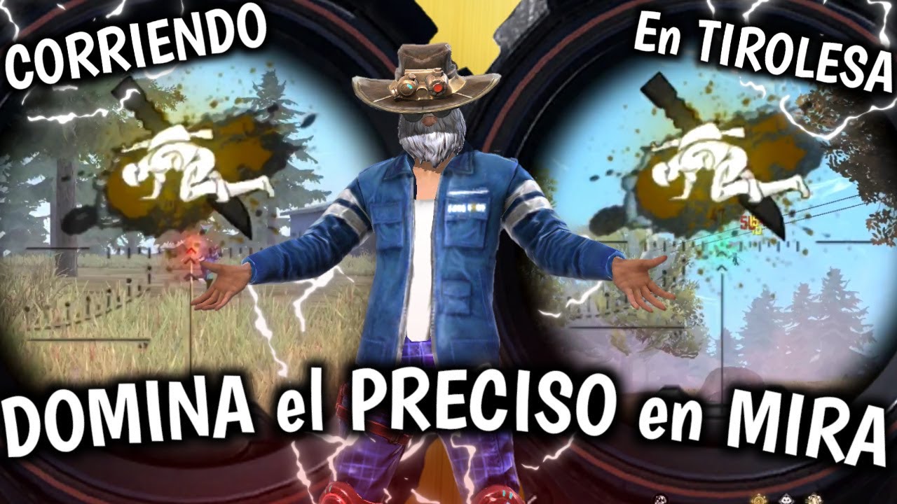 COMO dar TIROS en MOVIMIENTO con PRECISO en MIRA / APRENDE a USAR PRECISO en MIRA FREE FIRE 🔥