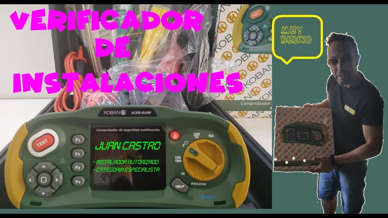 VERIFICADOR DE INSTALACIONES ELECTRICAS MULTIFUNCION