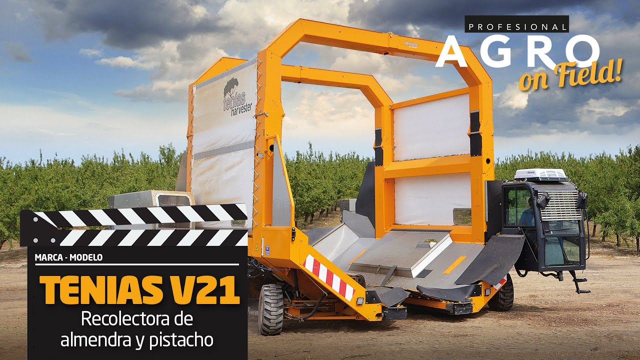 Recolección de almendra y pistacho Tenias Harvester V21