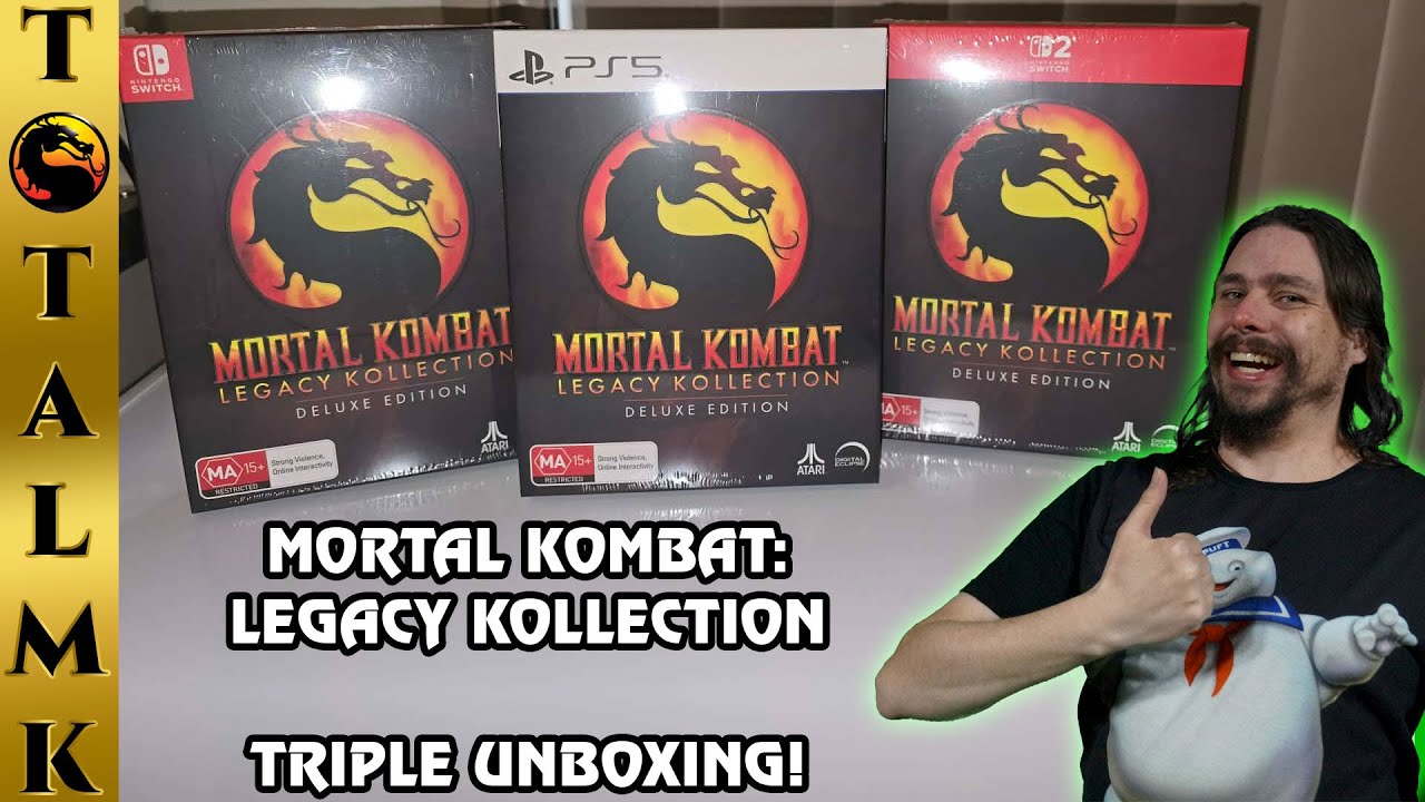 Коллекция Mortal Kombat Legacy — тройная распаковка, делюкс-издание!