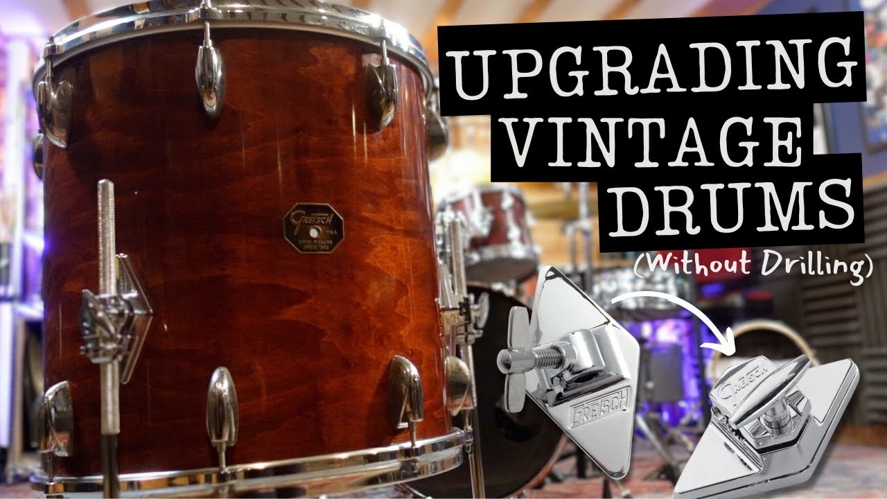 Upgrading Vintage Drums (Without Drilling)