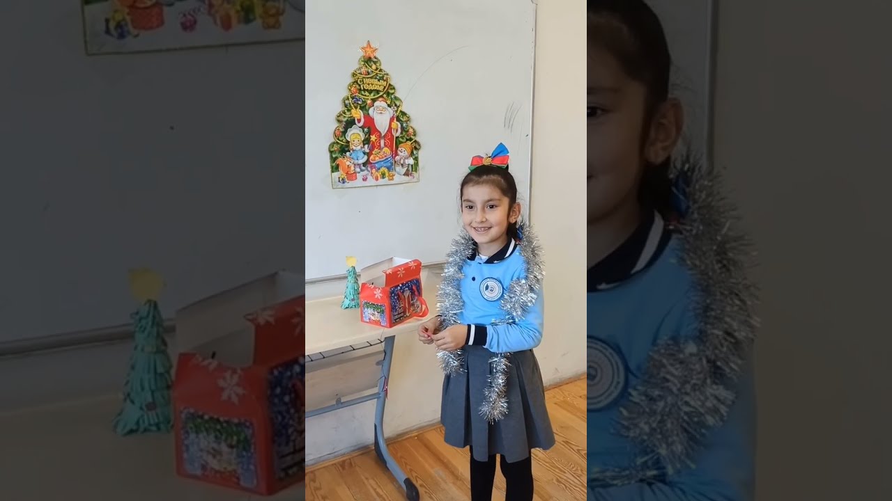 Bu dəfə Şaxta babanın uşaqlardan istəyi oldu🤭🥰 (R.Qasımov adına 216 saylı tam orta məktəb -2e sinfi)