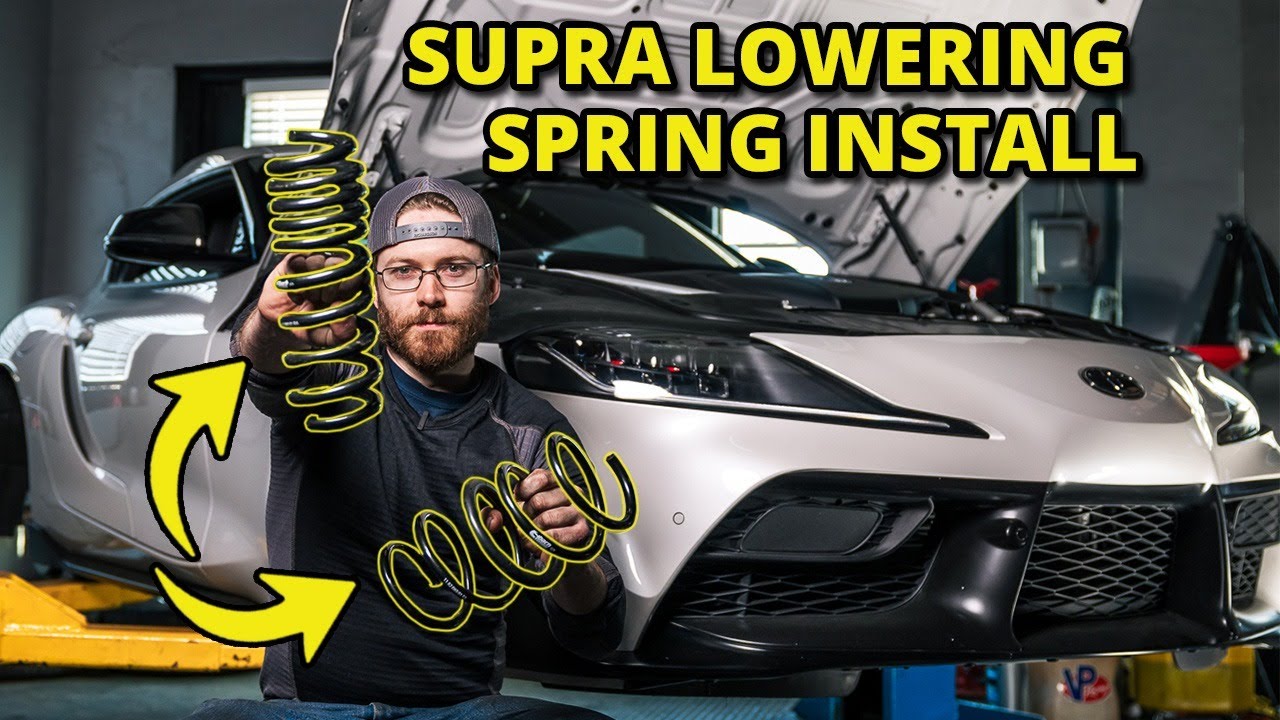2020+ Supra MKV GR Lowering Spring Install A90