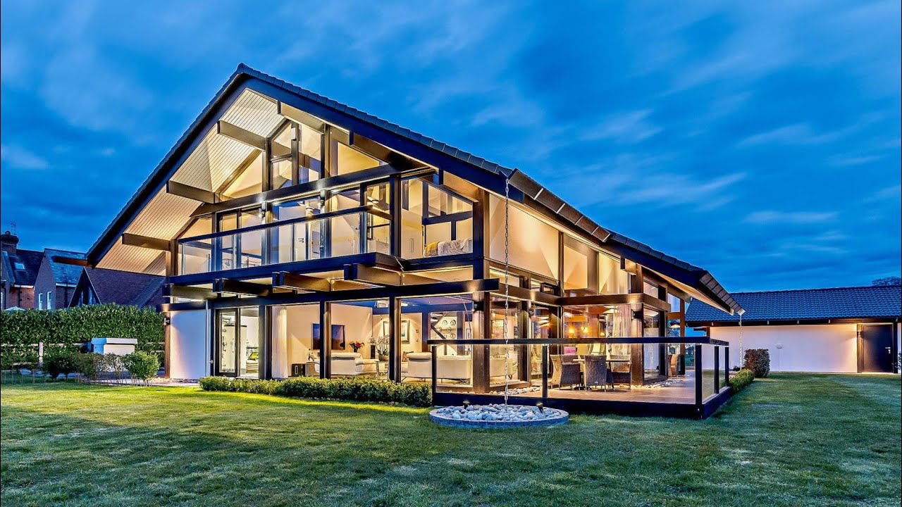 Outstanding Huf Haus Property Tour in Warwickshire Countryside | Fine & Country Leamington Spa
