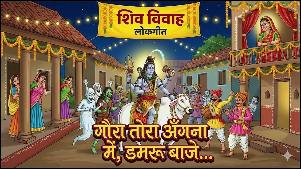 शिव विवाह लोकगीत | गौरा तोरा अँगना में, डमरू बाजे | New Shiv Vivah Song 2026 | Mahashivratri Special