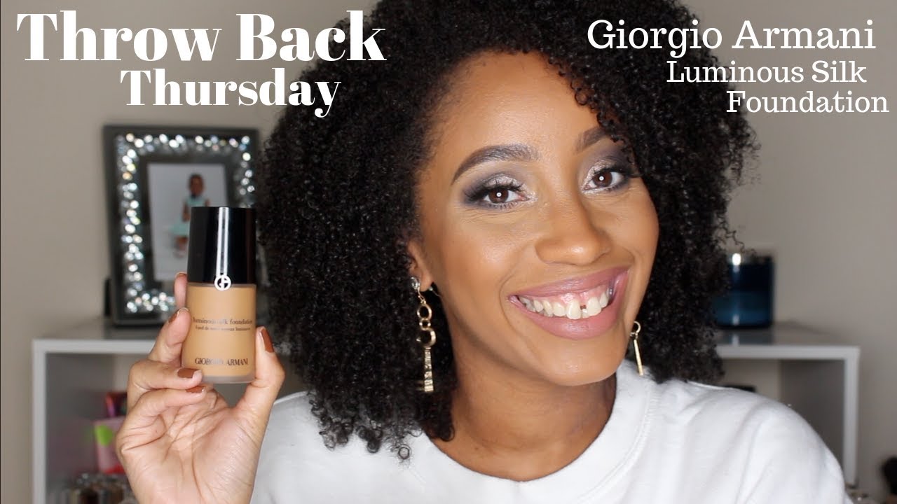 Throwback Thursday: Giorgio Armani Luminous Silk Foundation Review and Wear Test