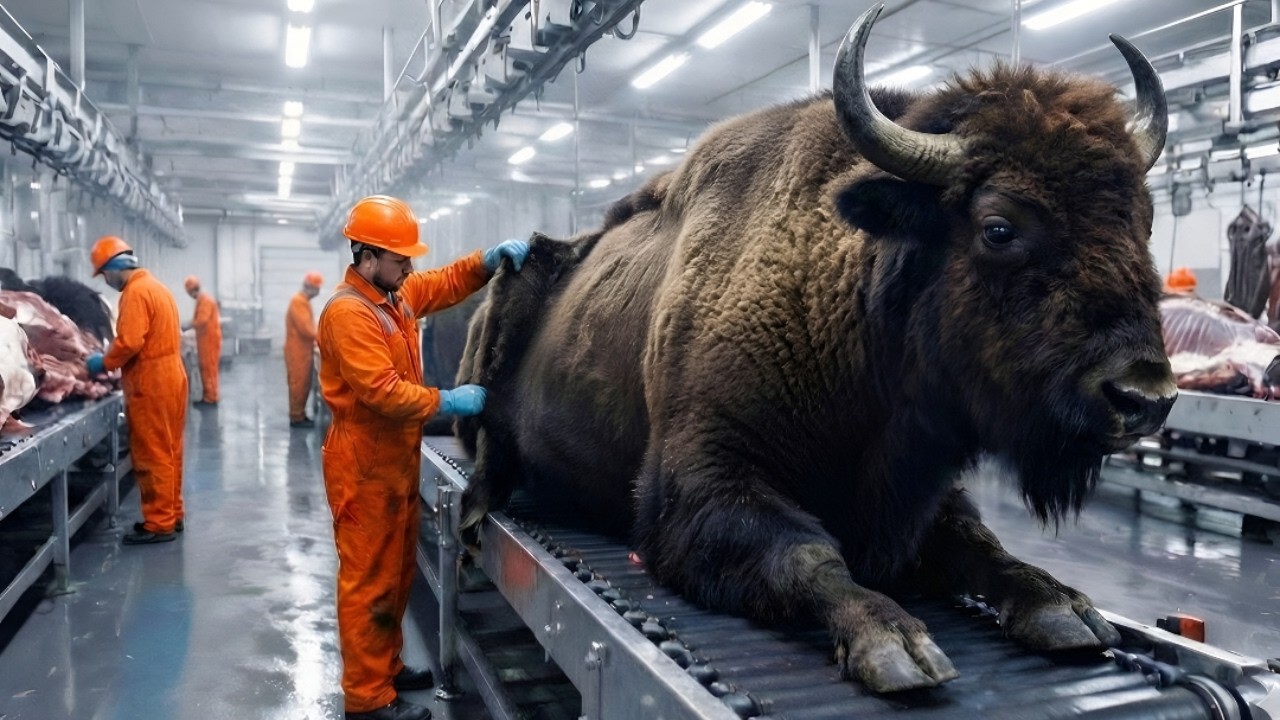 Cómo una piel de bisonte en bruto se convierte en la chaqueta de lujo definitiva proceso completo