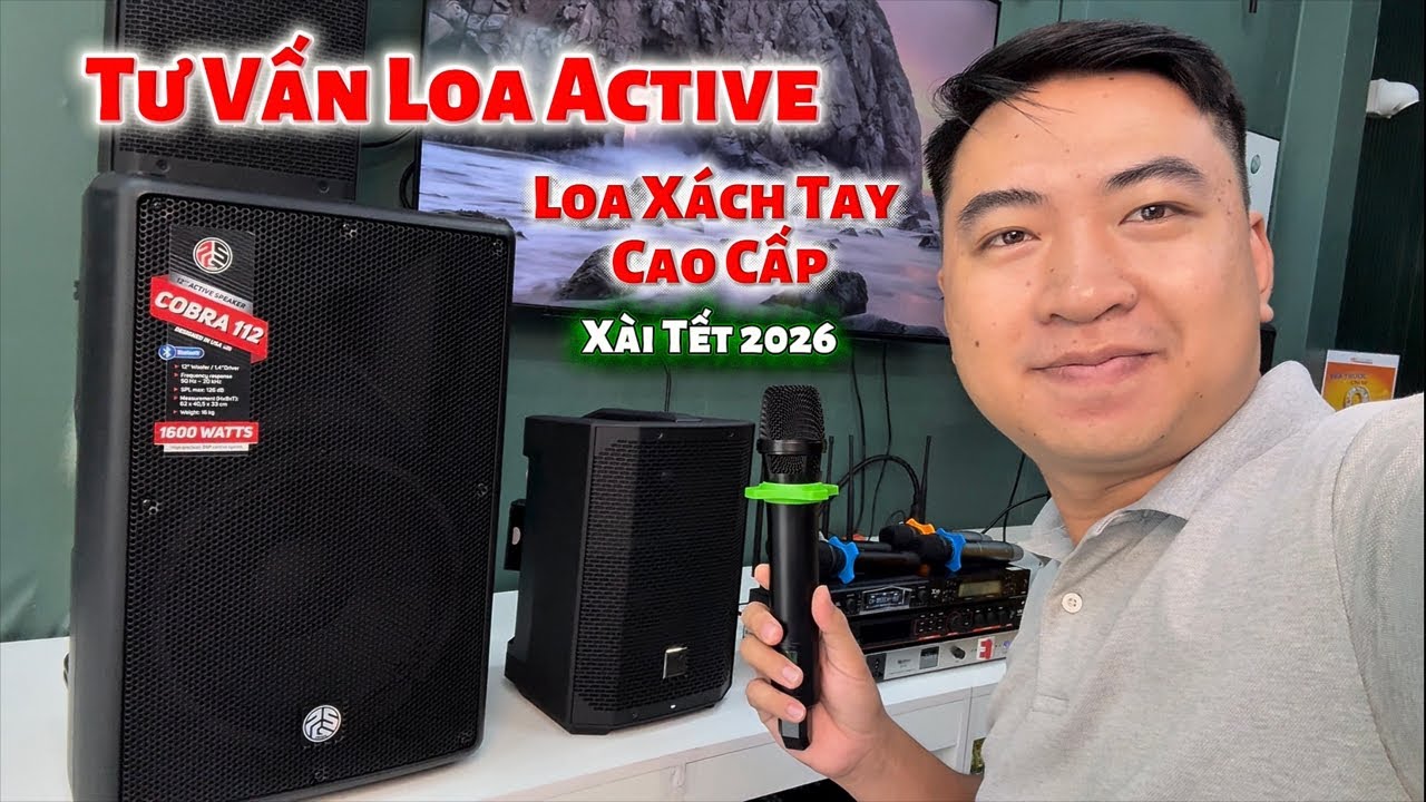 [ Gu Loa ] loa xách tay cao cấp & loa active xài Tết 2026 #guloa