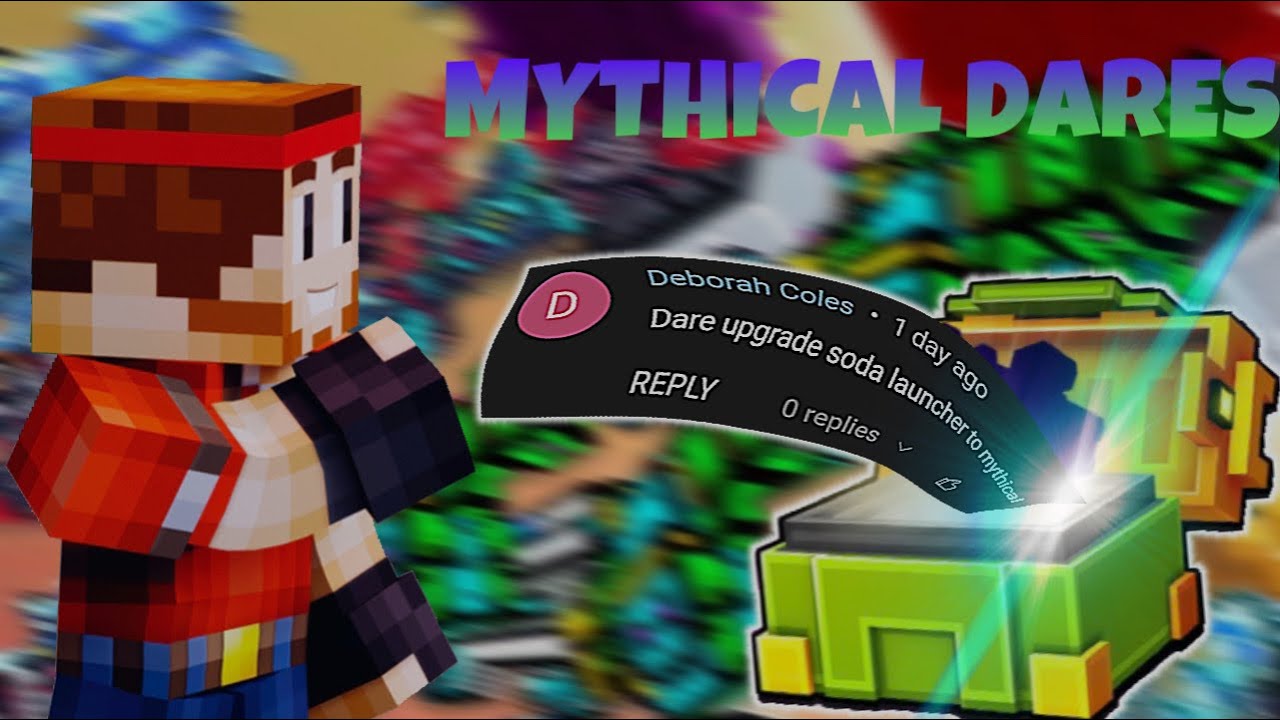 I did Mythical Dares (Pixel gun 3D)