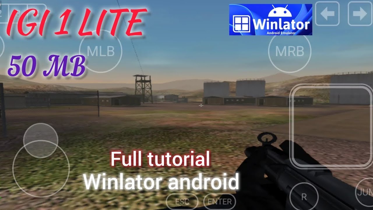 IGI 1 on Android | IGI 1 lite winlator | full tutorial and setting 