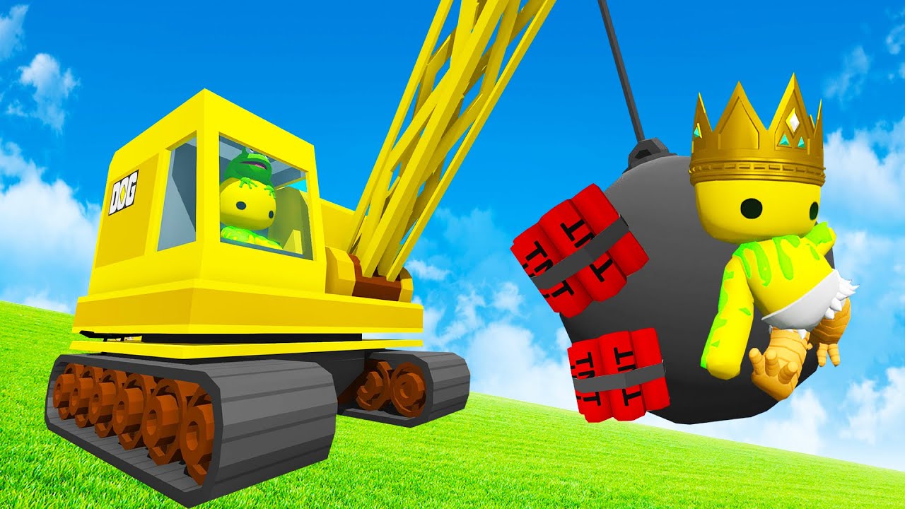 We Destroy Everything with Wrecking Balls and TNT in Wobbly Life Multiplayer!