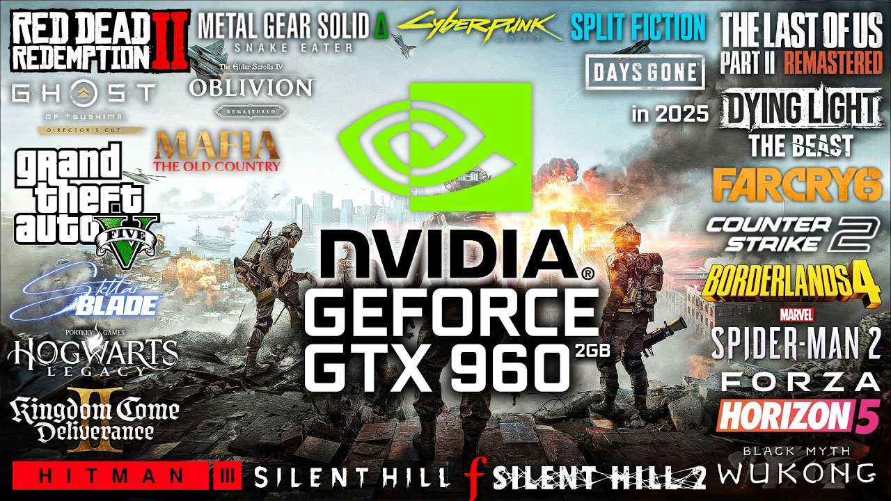 GeForce GTX 960 in 2025 - Test in 25 Games