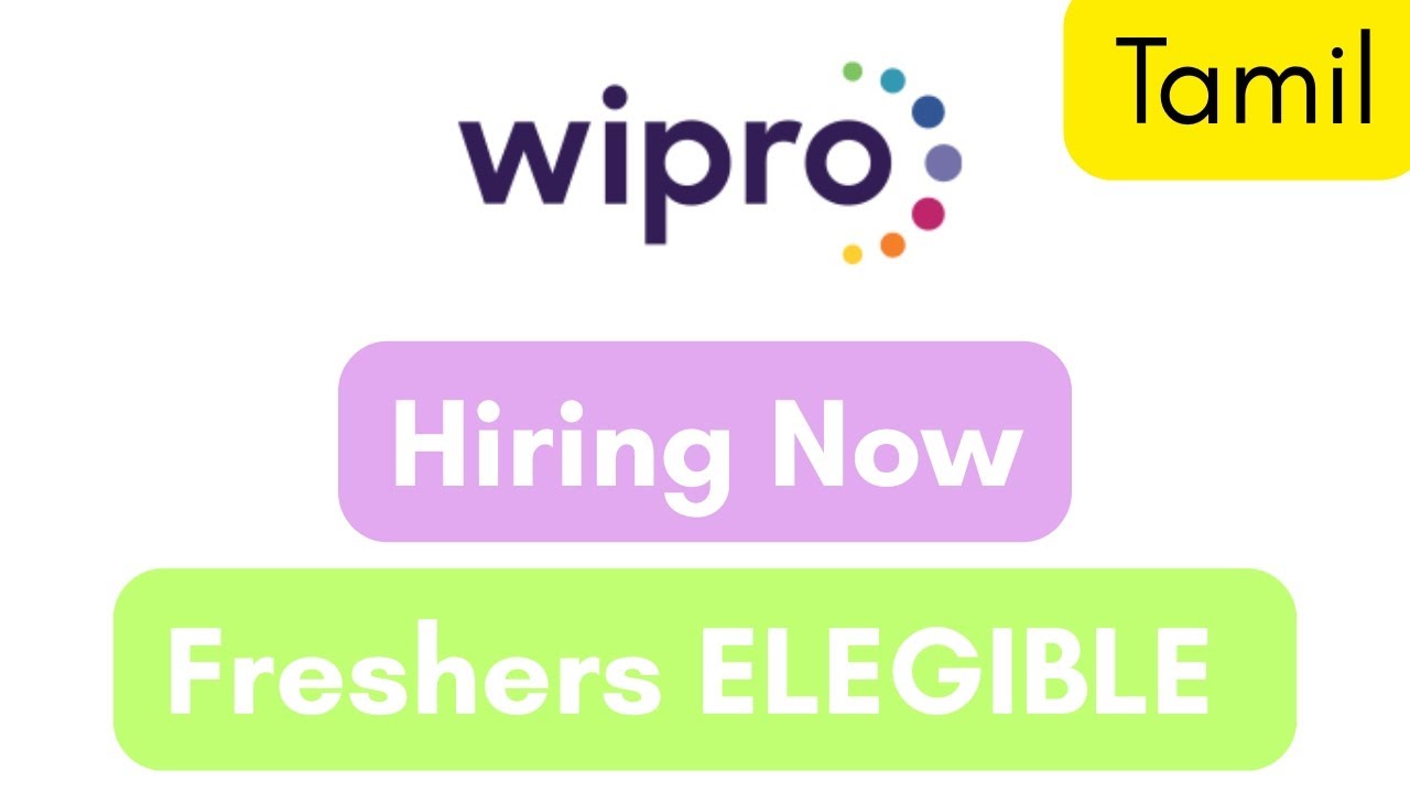 Wipro Hiring Freshers 2026 🔥 Salary ₹4.5 LPA | Apply Now