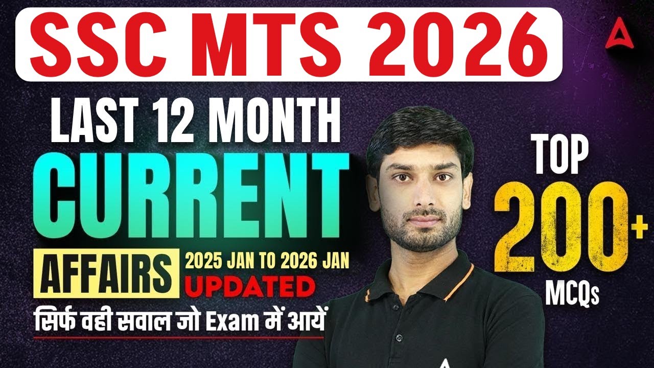 SSC MTS Havaldar Current Affairs | Current Affairs+Static GK MCQs  | Current Affairs By Ashutosh Sir