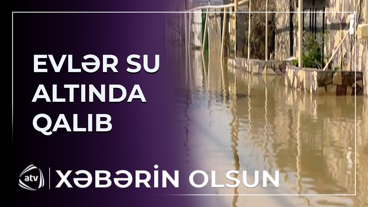 Evləri su basıb, maraqlanan isə yoxdur / Xəbərin Olsun