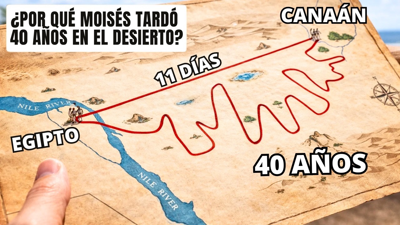 11 Días Que Se Volvieron 40 Años: El Secreto Detrás de la Demora de Moisés en el Desierto