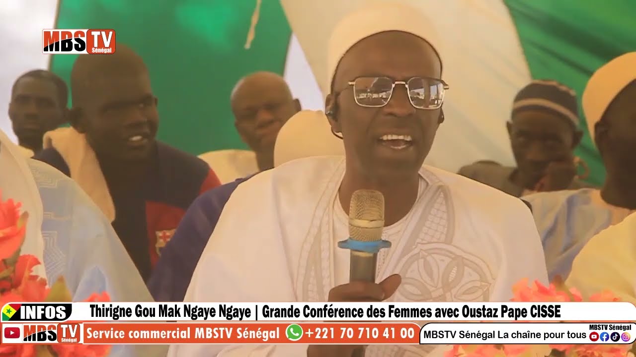 03 - Oustaz Pape Cissé face au Groupement des Femmes de Thirigne Gou Mak / conférence annuelle. 
