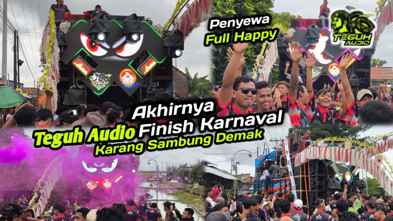 Akhirnya FINISH ❗Bass TEGUH Audio Pukul Mundur Penonton 🔥Karang Sambung Demak