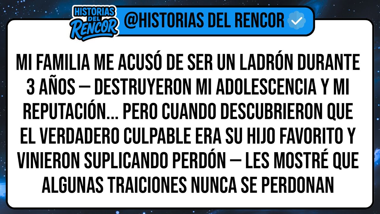 Mi Familia Me Acusó de Ser Un Ladrón Durante 3 Años — Destruyeron Mi Adolescencia y Mi Reputación...