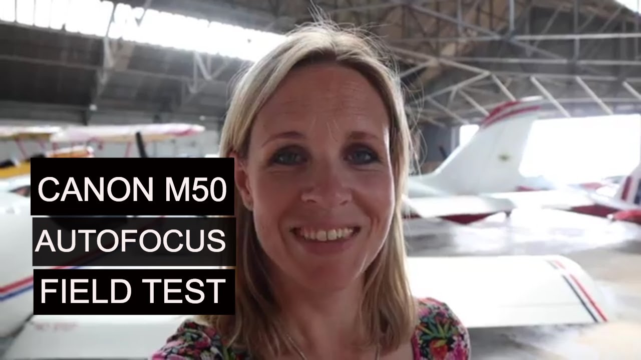 Canon EOS M50 touchscreen autofocus in action