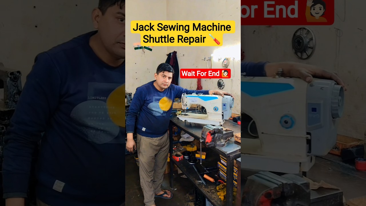 Jack Sewing Machine Shuttle Repair 🪛😂 