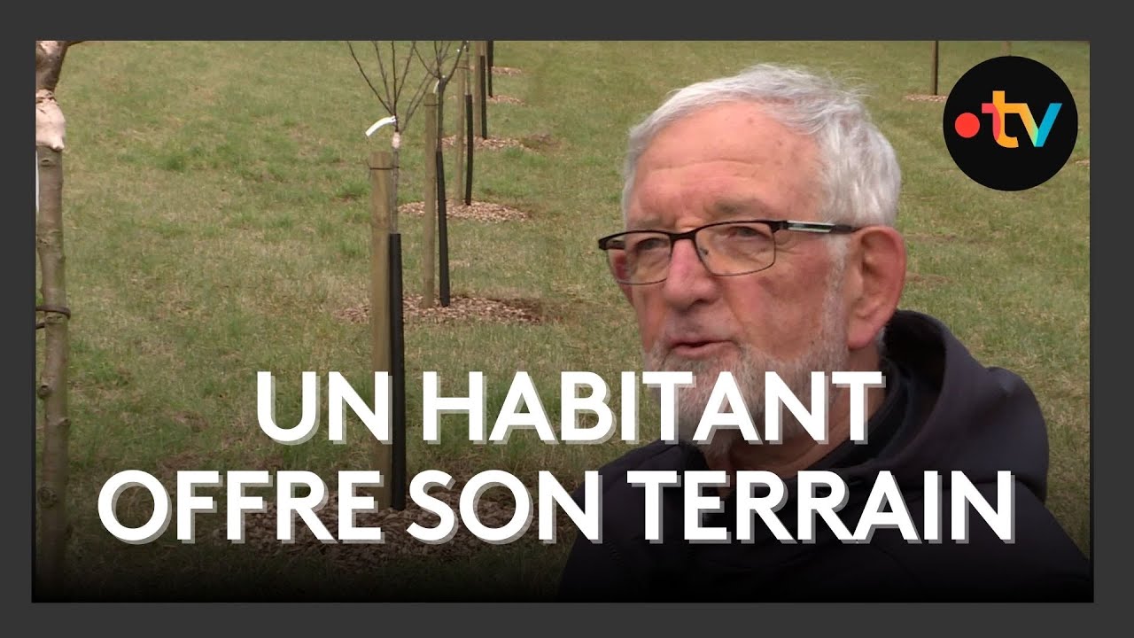 Un terrain donné à la commune pour créer un verger municipal en libre-service