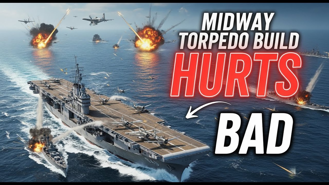 Torpedowy build Midwaya boli potwornie
