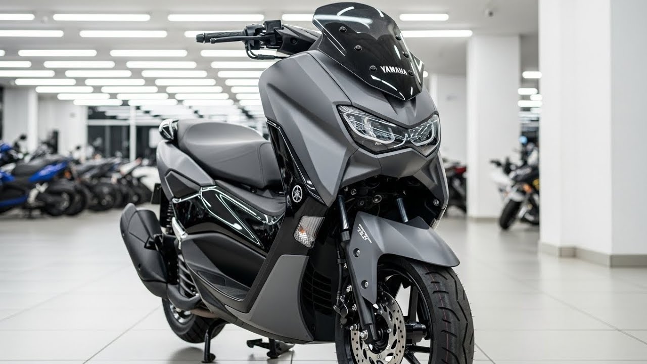 Yamaha NMAX 155 ใหม่ ปี 2026 สีเทา รีวิวเต็มคัน ดีไซน์สปอร์ต ฟีเจอร์จัดเต็ม น่าใช้จริง