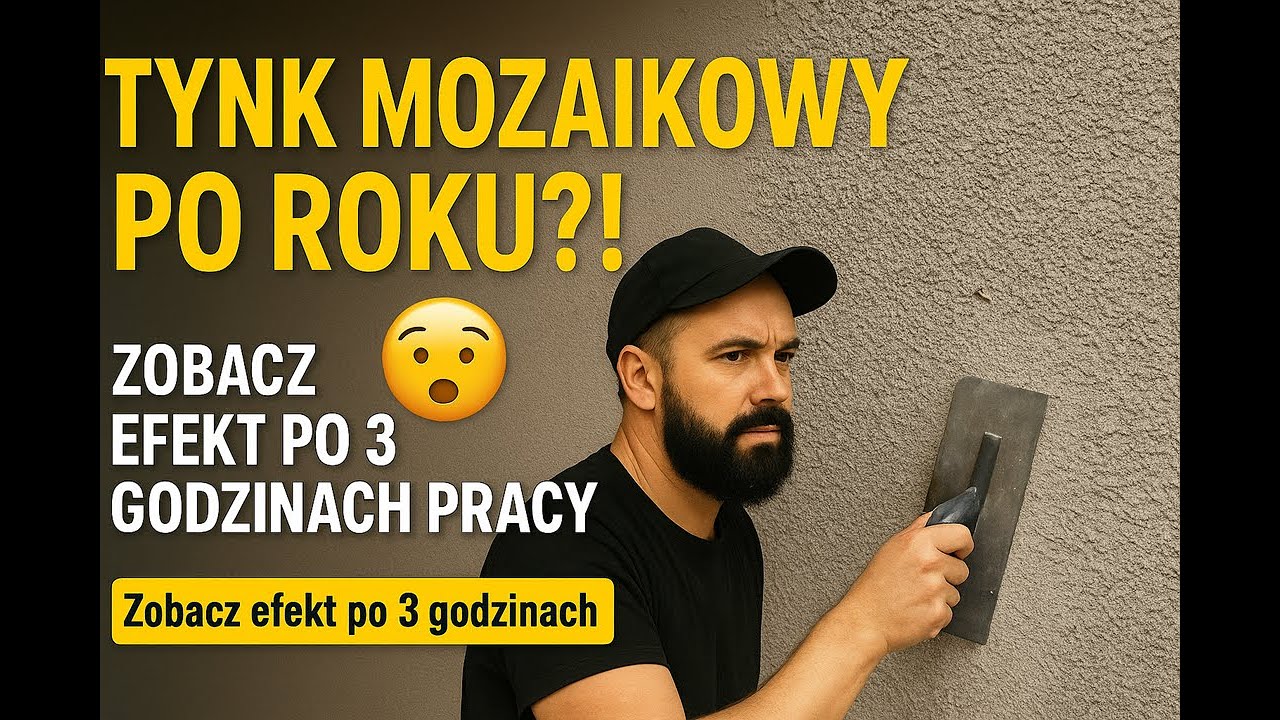 Tynk mozaikowy po roku? Zobacz jak wygląda i czy da się go jeszcze użyć! 😲🔥