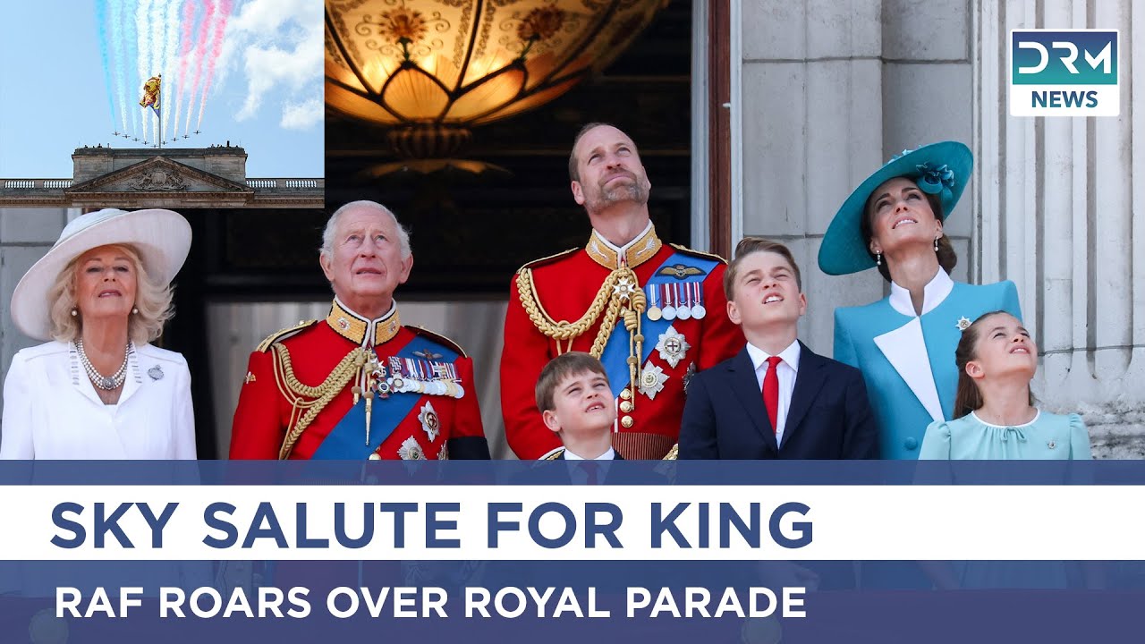 King Charles Celebrates His Birthday with Grand Parade & Epic RAF Flypast | AQ1G