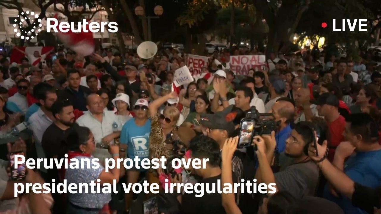 LIVE: Peruvians protest over presidential vote irregularities