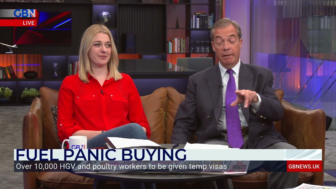 Why haven't the government condemned those panic buying fuel? Nigel Farage slams government