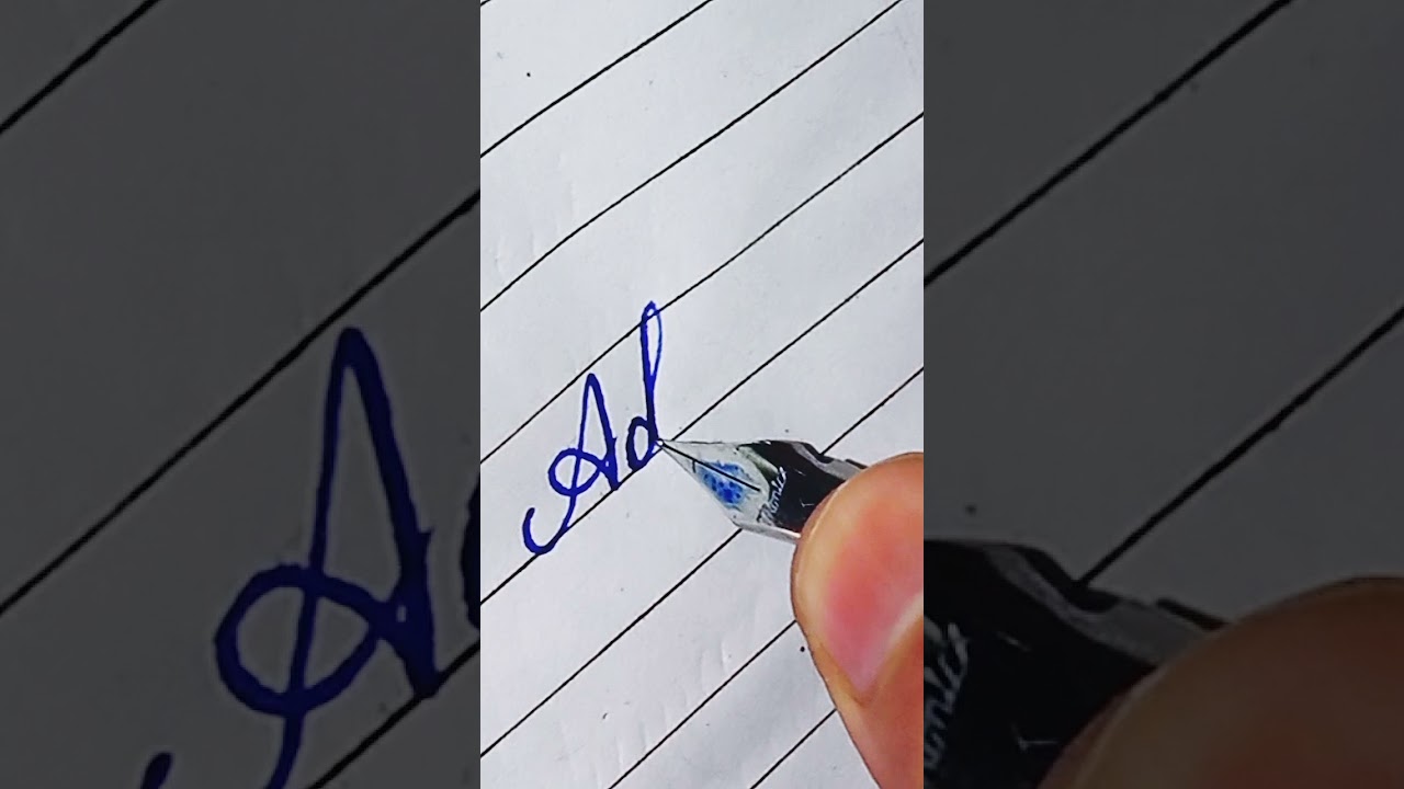 writing a name 
