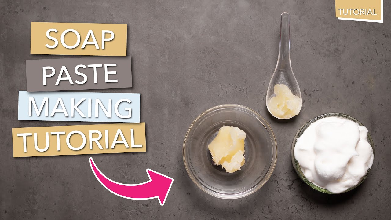 Making soap paste ( from Mrs Soap & Clay )