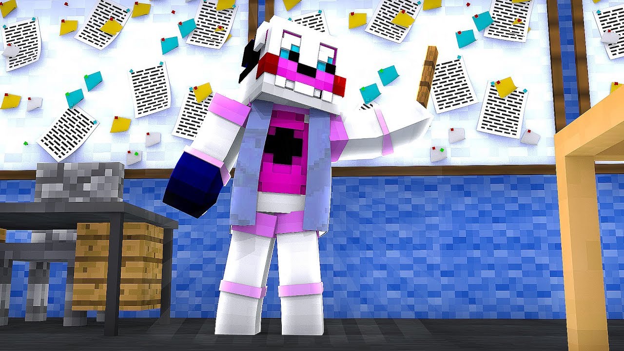 FUNTIME FREDDY BECOMES A TEACHER?! Minecraft Sister Location FNAF School! (Minecraft Roleplay)
