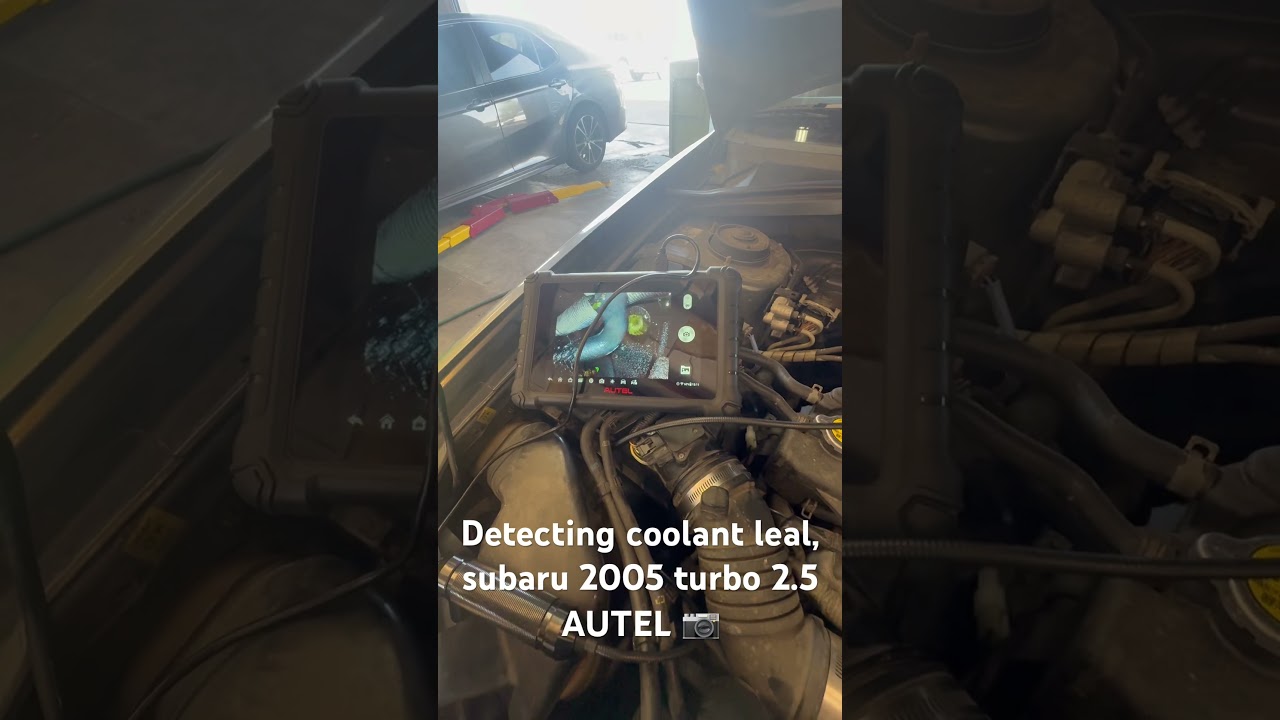 Detecting coolant leak Subaru 2.5 tools Autel 👌 