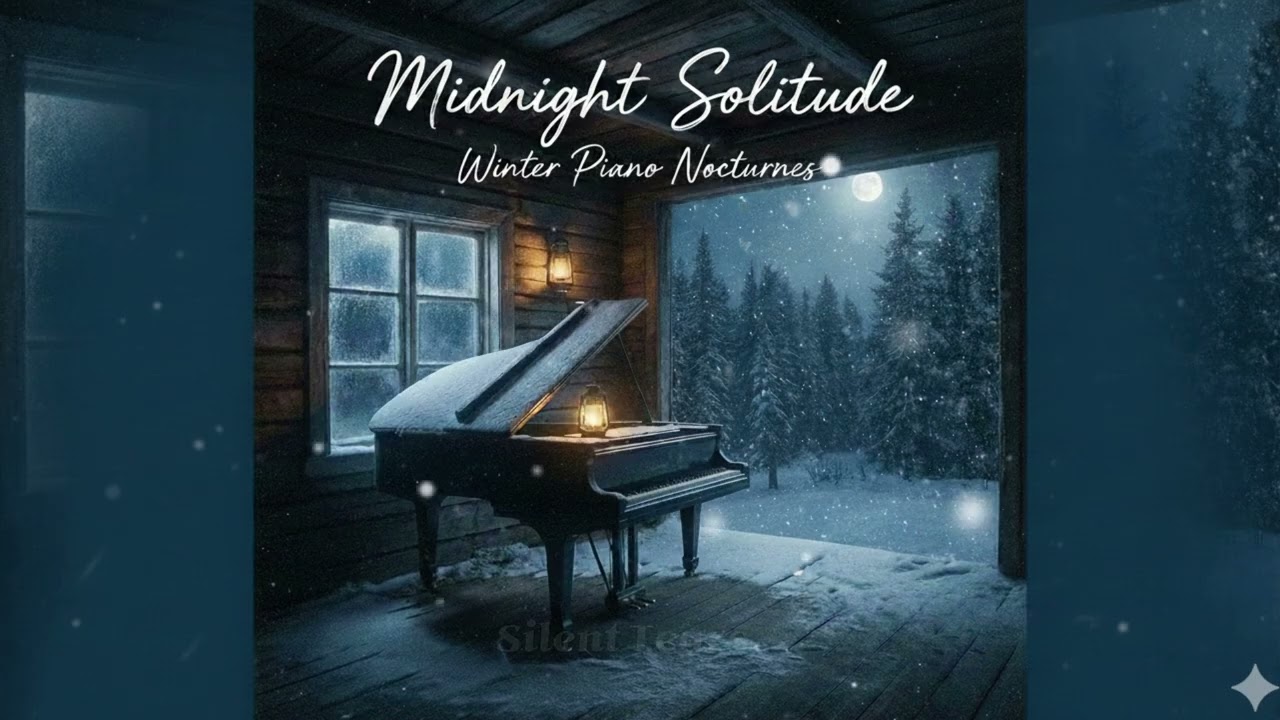 Midnight Solitude: Winter Piano Nocturnes vol. 3 | 1 Hour Deep Night Piano