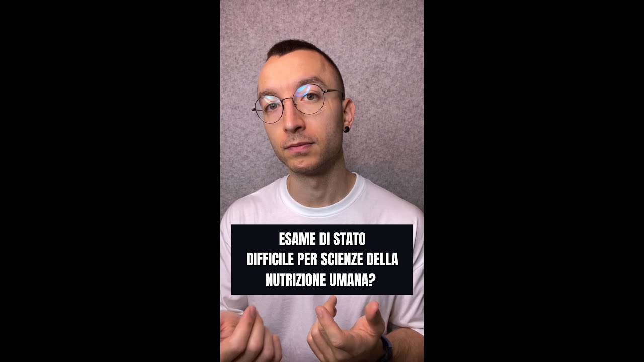 Esame di stato da BIOLOGO, &egrave; difficile per chi fa Scienze della nutrizione umana?