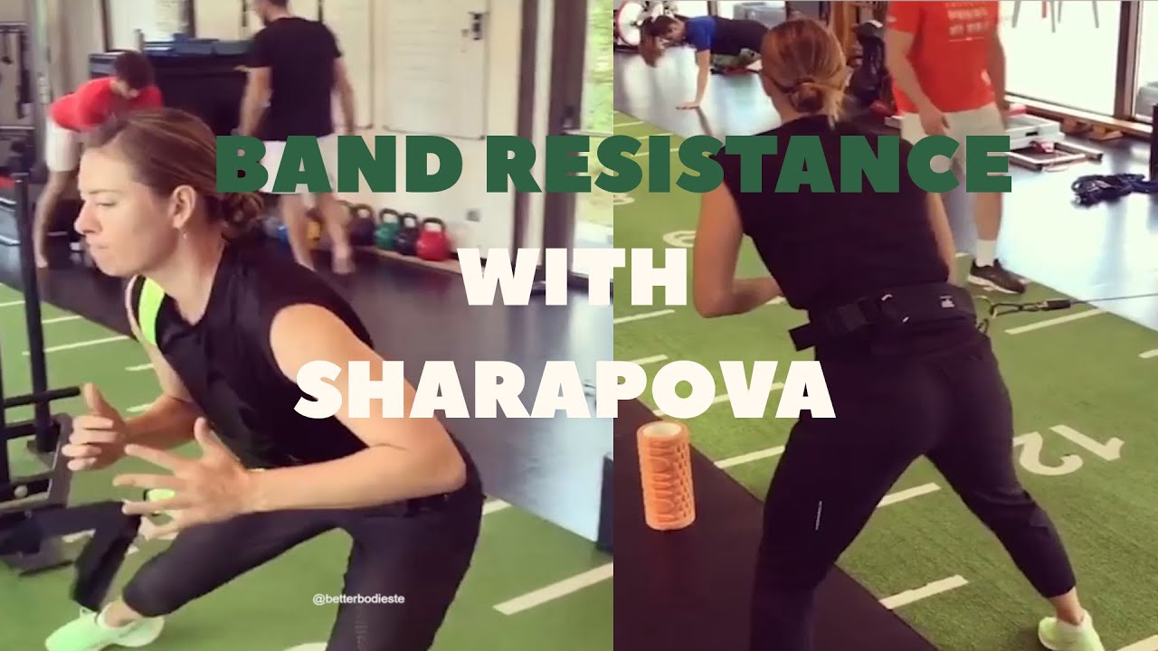 Band Resistance Maria Sharapova