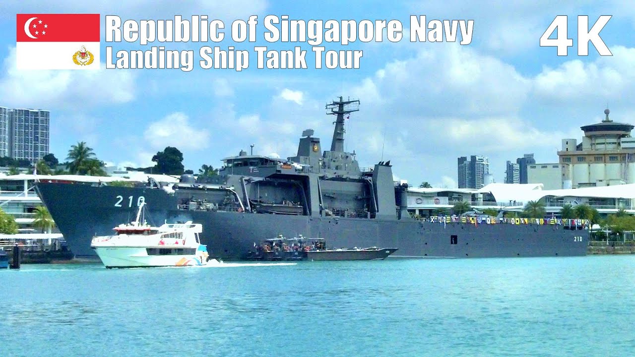 RSS Endeavour Landing Ship Tank Exclusive Tour! Navy@Vivo 2023 Exhibition - Singapore 🇸🇬 [4K]