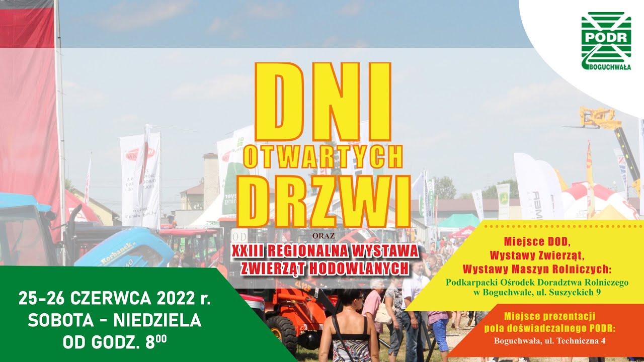 Dni Otwartych Drzwi PODR Boguchwała połączone z XXIII Regionalną Wystawą Zwierząt Hodowlanych