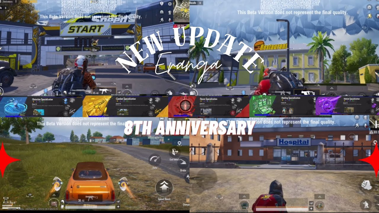 8th anniversary theme mode new Erangal update BRDM And Pover first gameplay 