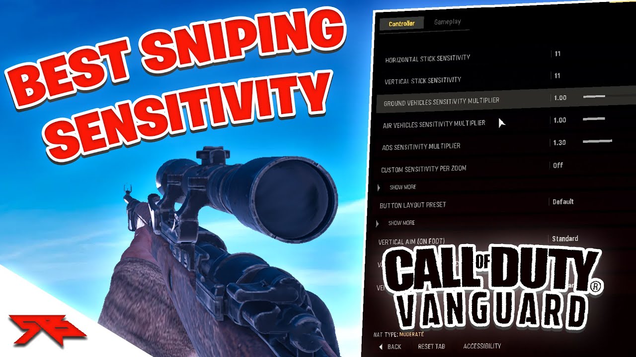 The BEST Sniping Settings, Tips, & Deadzone on COD Vanguard! (BEST SETTINGS)