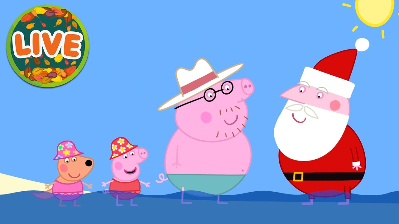 ❄️ Peppa Pig’s BIG Christmas Adventures LIVE! 🎁🎄| English Full Episodes | Holiday & Travel Days Out