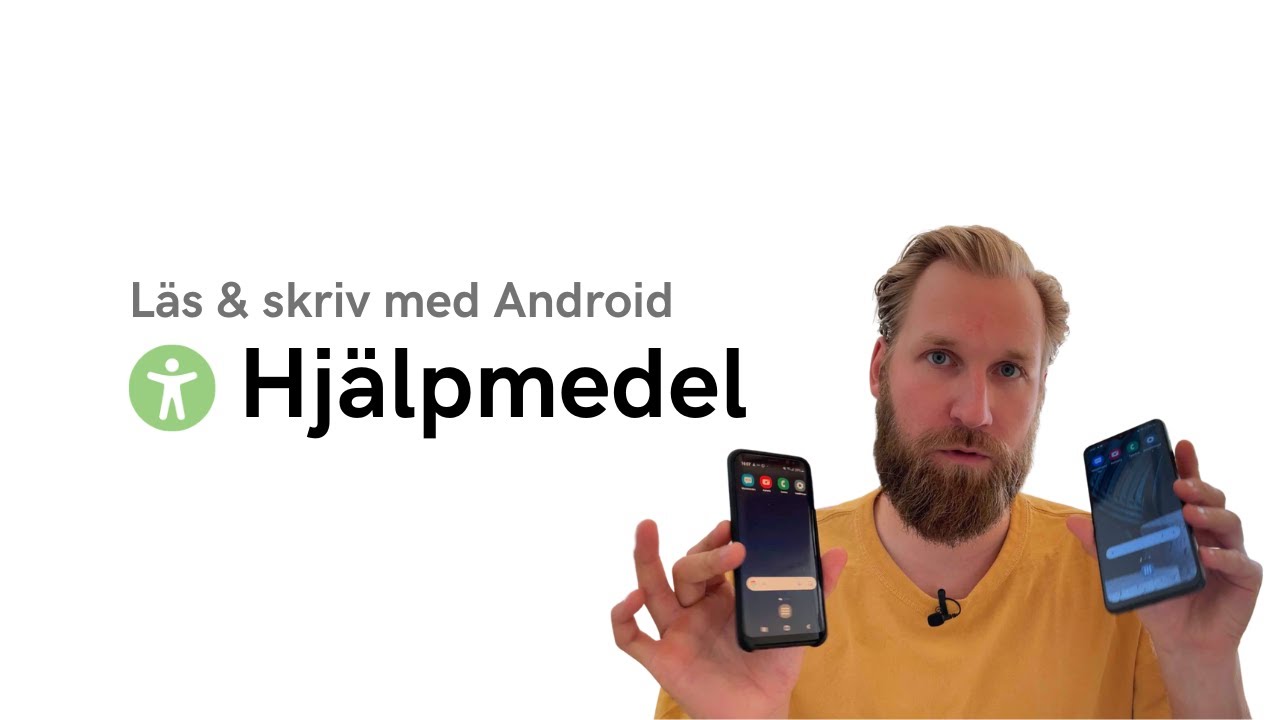 Läs & skriv enklare med inbyggda hjälpmedel i Android