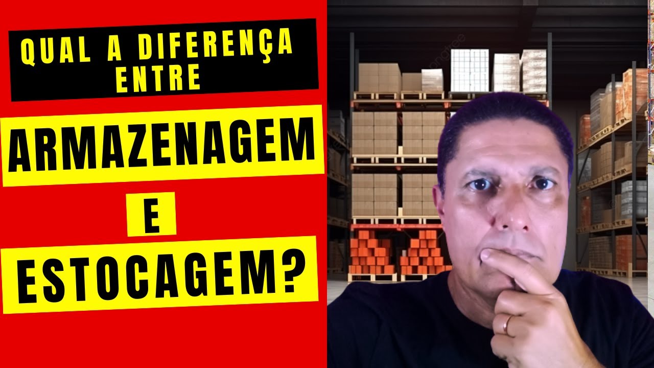 Qual a diferença entre armazenagem e estocagem?
