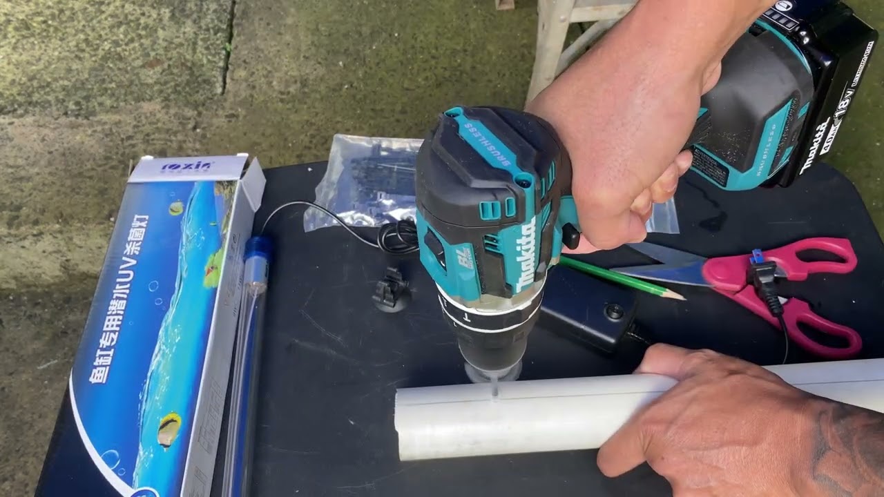 #pondfish #pondfilter #unboxing      DIY SIMPLE UV LIGHT STERILIZER HOUSING FOR BUCKET FILTER POND