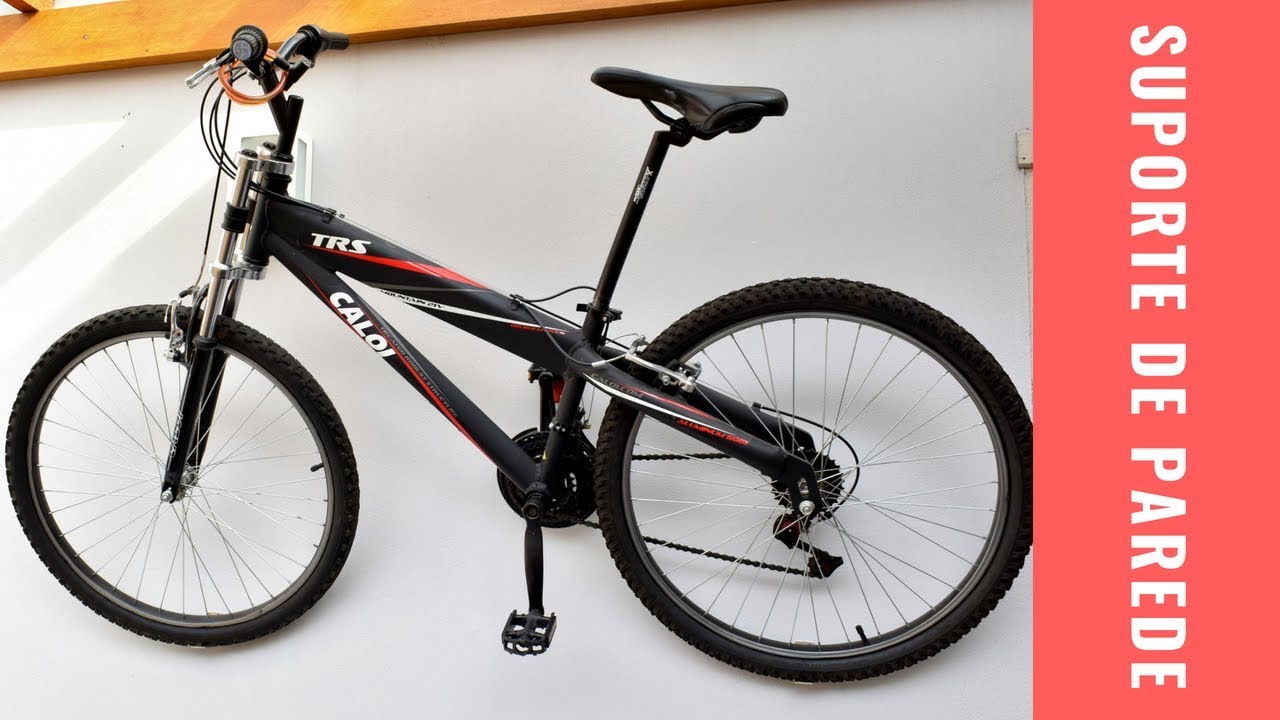 Suporte de parede para bike - Faça você mesmo com R$ 10,00
